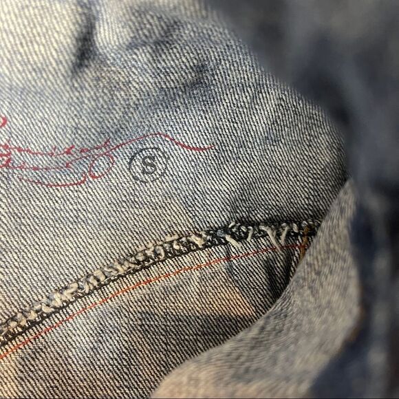 Gap 1969 Limited Edition Distressed Denim Jacket Women's Size Small - Picture 7 of 10